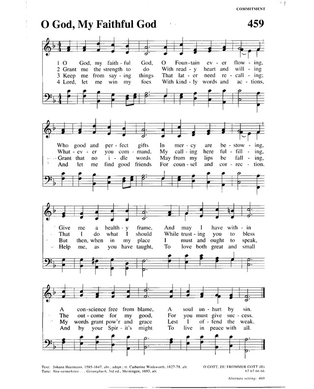 Christian Worship (1993): a Lutheran hymnal page 724