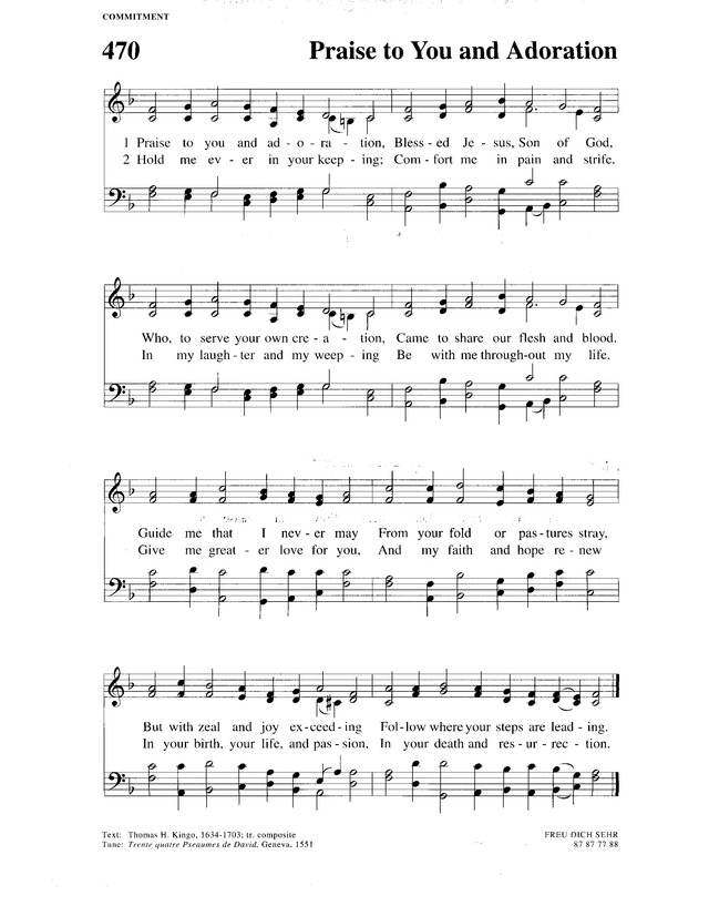 Christian Worship (1993): a Lutheran hymnal page 737