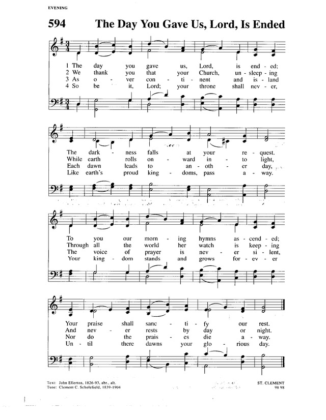 Christian Worship (1993): a Lutheran hymnal page 885