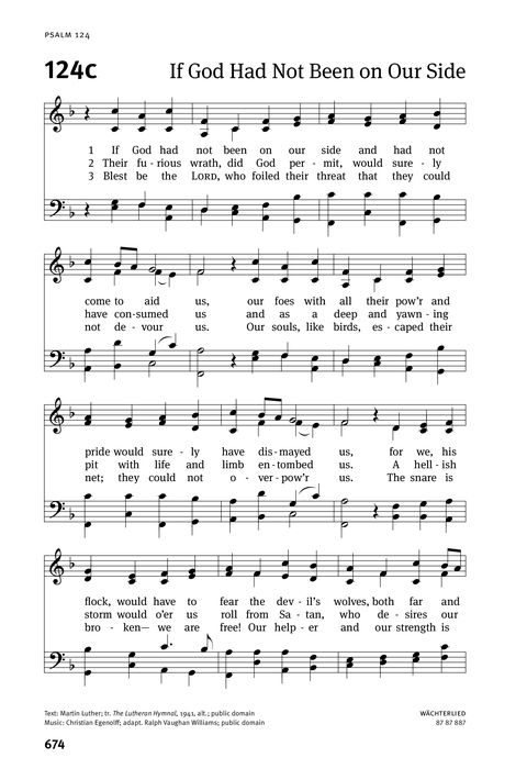 Christian Worship: Psalter page 674