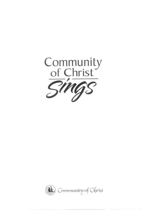 Community of Christ Sings page i