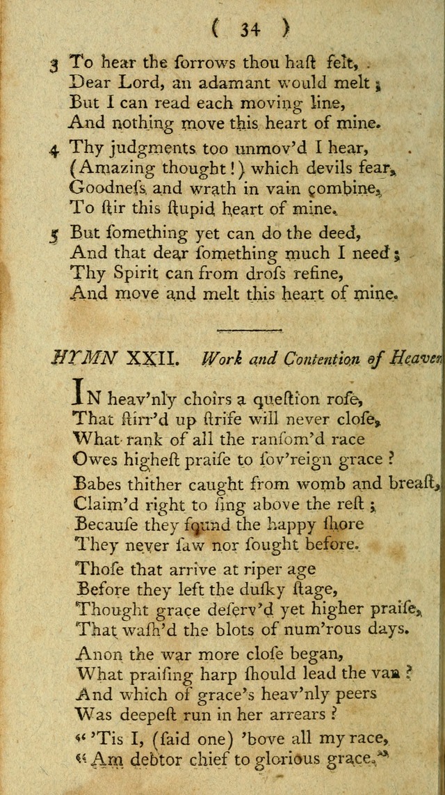 A Collection of Hymns for the use of Christians page 108