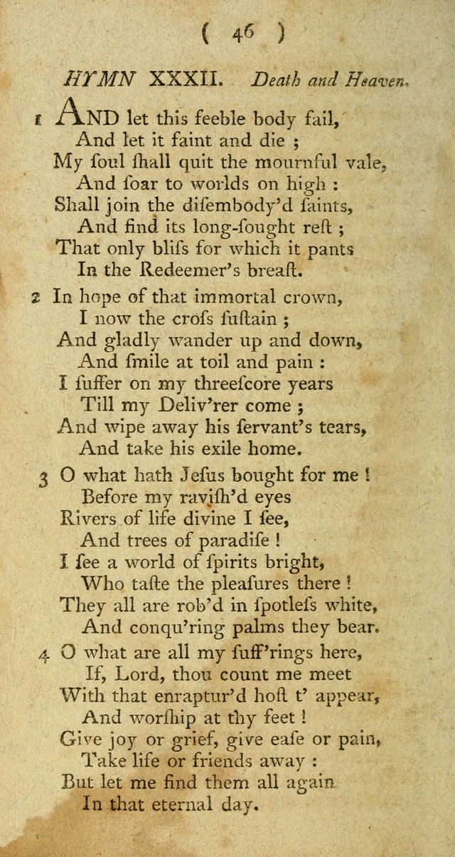 A Collection of Hymns for the use of Christians page 120