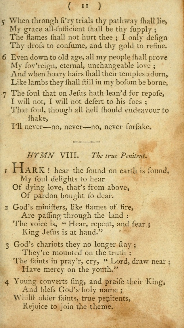 A Collection of Hymns for the use of Christians page 85