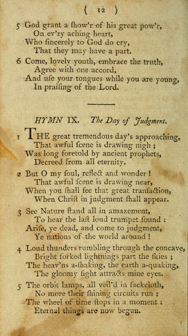 A Collection of Hymns for the use of Christians page 86