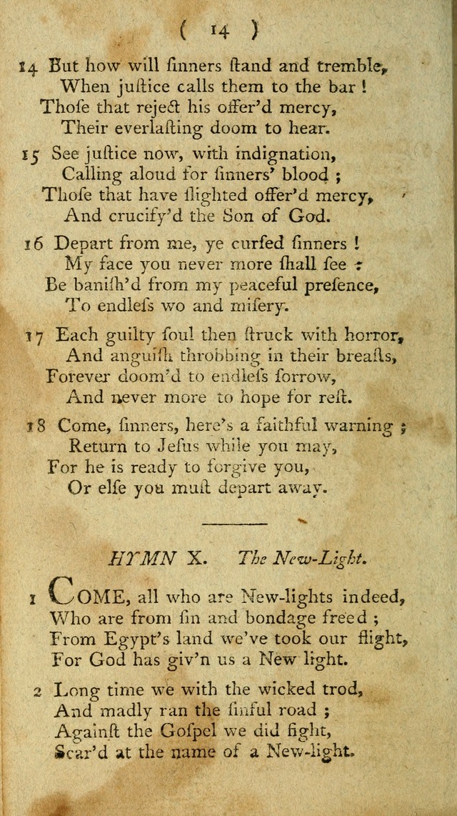 A Collection of Hymns for the use of Christians page 88
