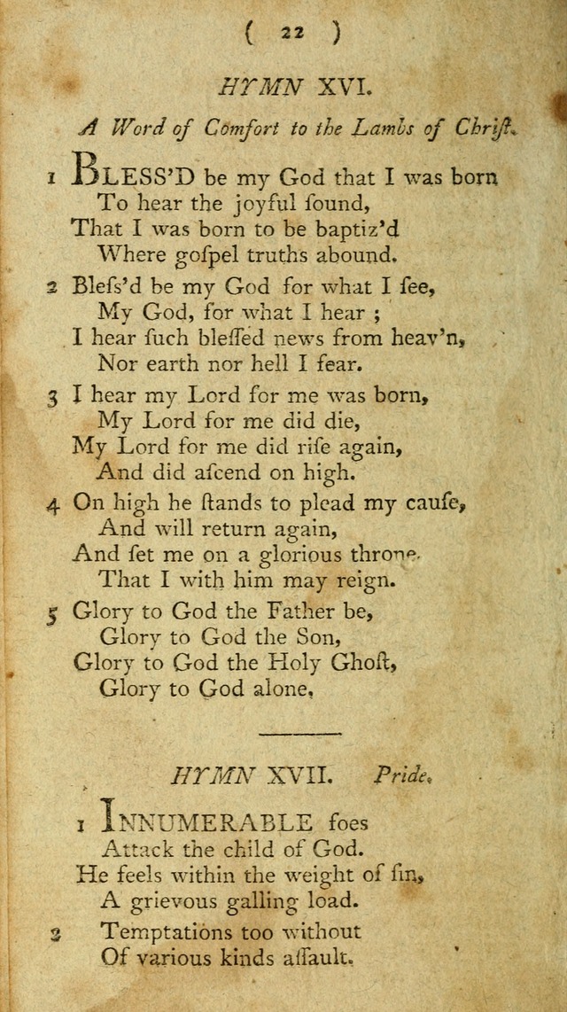 A Collection of Hymns for the use of Christians page 96