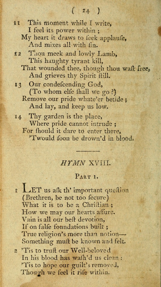 A Collection of Hymns for the use of Christians page 98