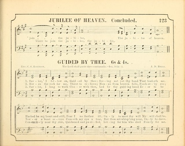 Crown of Life: a collection of songs, new and old, for the use in the Sunday-school, prayer and praise meetings, and the home circle page 123