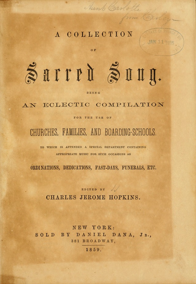 A Collection of Sacred Song: being an eclectic compilation for the use of churches, families, and boarding-schools... page 6