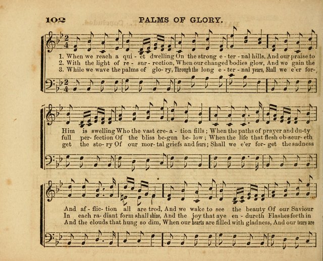 The Diadem: a collection of tunes and hymns for Sunday school and devotional meetings page 102