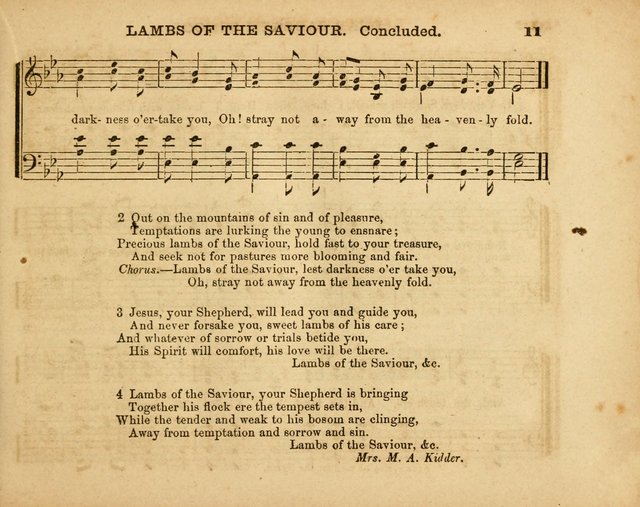 The Diadem: a collection of tunes and hymns for Sunday school and devotional meetings page 11