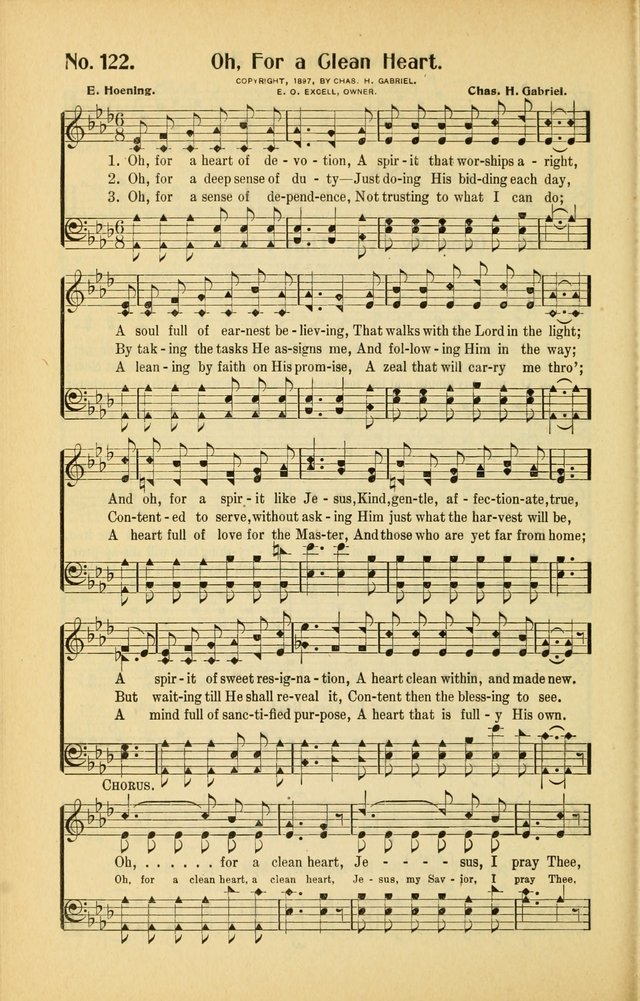 Diadems: a collection of religious songs, new and old, for the church and Sunday school page 122