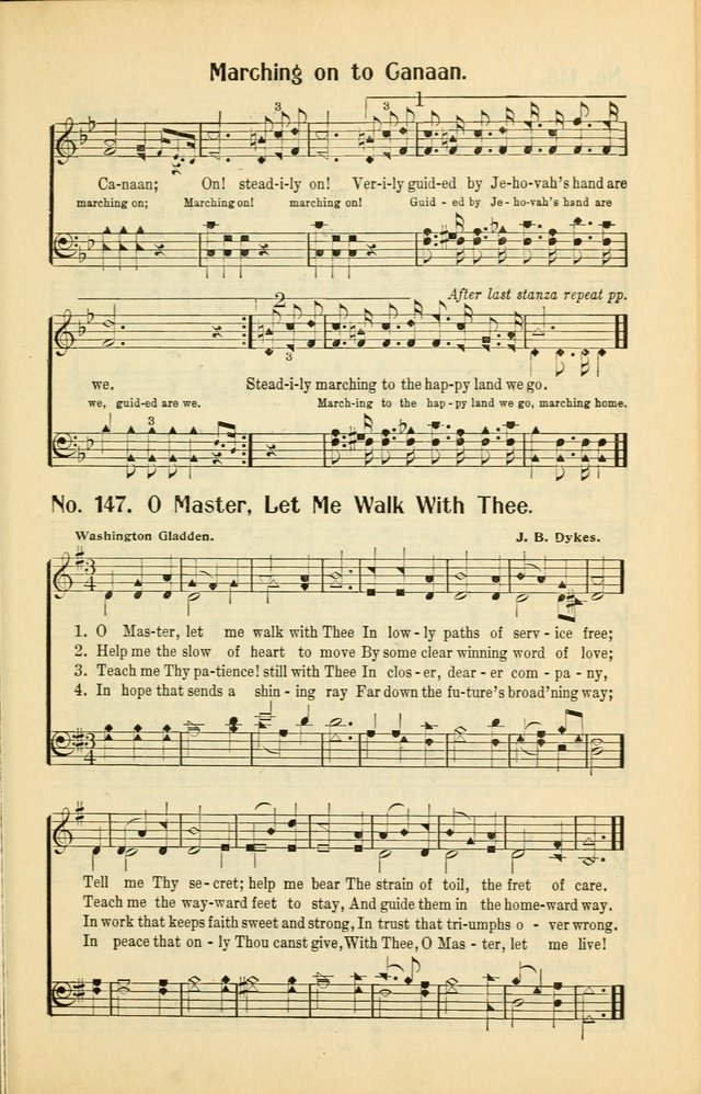 Diadems: a collection of religious songs, new and old, for the church and Sunday school page 147