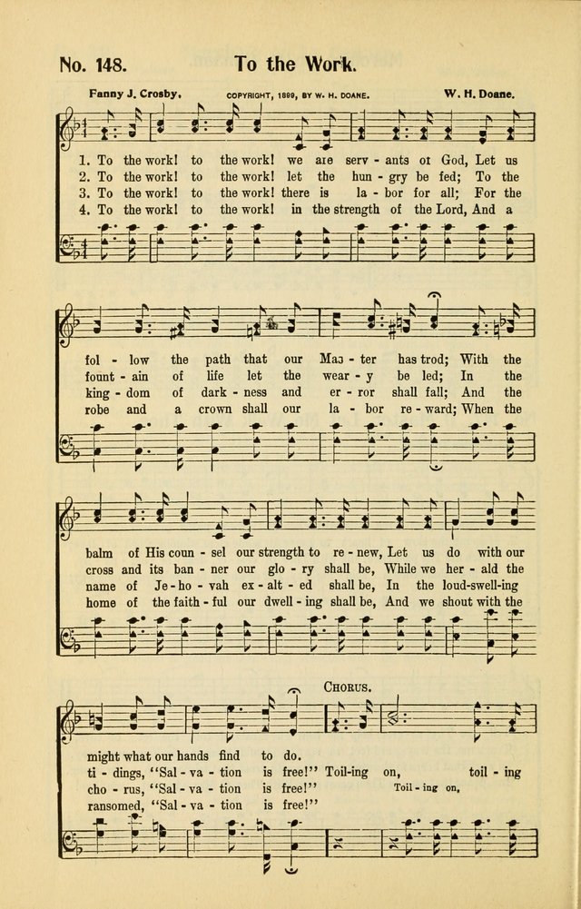 Diadems: a collection of religious songs, new and old, for the church and Sunday school page 148