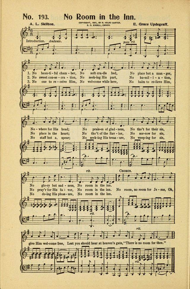 Diadems: a collection of religious songs, new and old, for the church and Sunday school page 192