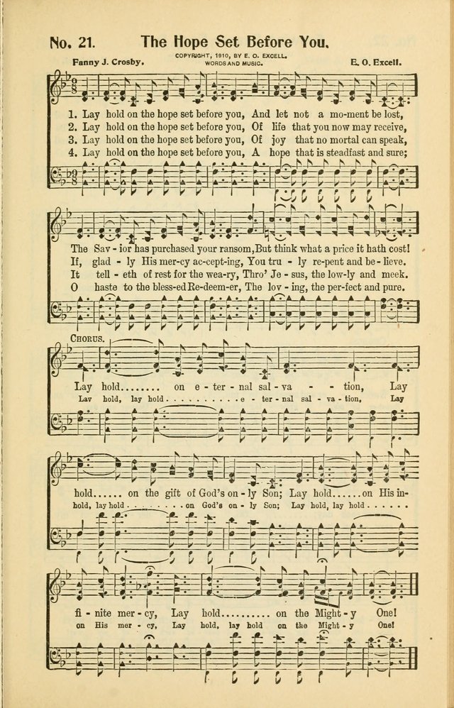 Diadems: a collection of religious songs, new and old, for the church and Sunday school page 21