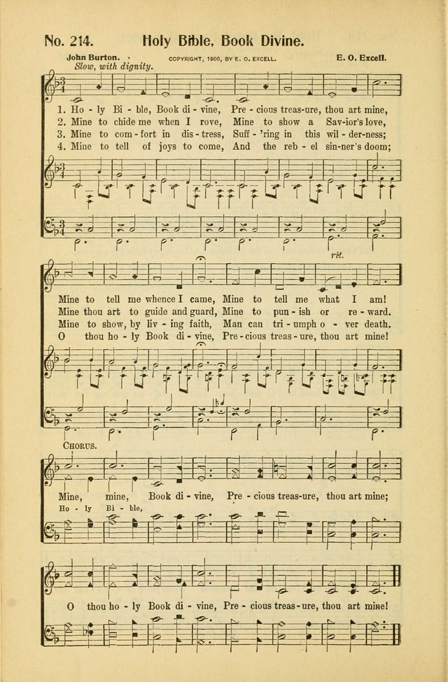 Diadems: a collection of religious songs, new and old, for the church and Sunday school page 212