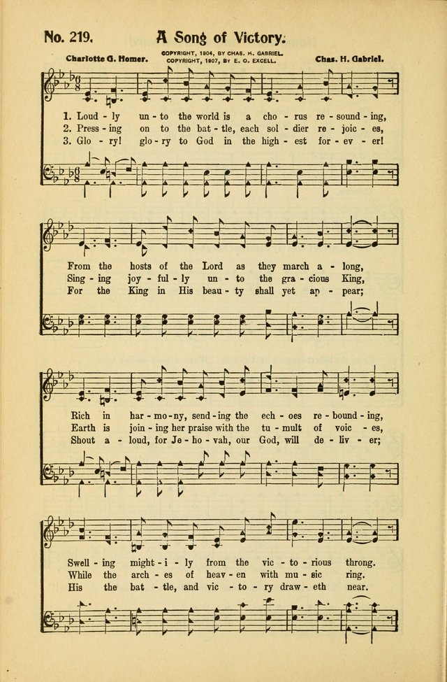Diadems: a collection of religious songs, new and old, for the church and Sunday school page 220