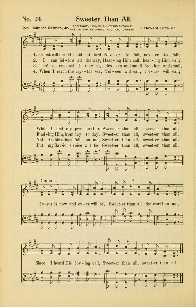 Diadems: a collection of religious songs, new and old, for the church and Sunday school page 24