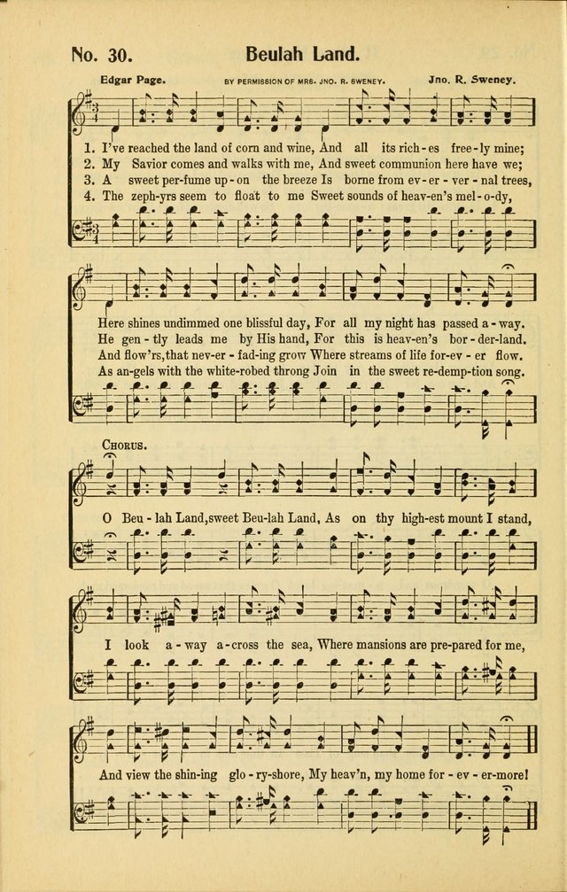 Diadems: a collection of religious songs, new and old, for the church and Sunday school page 30