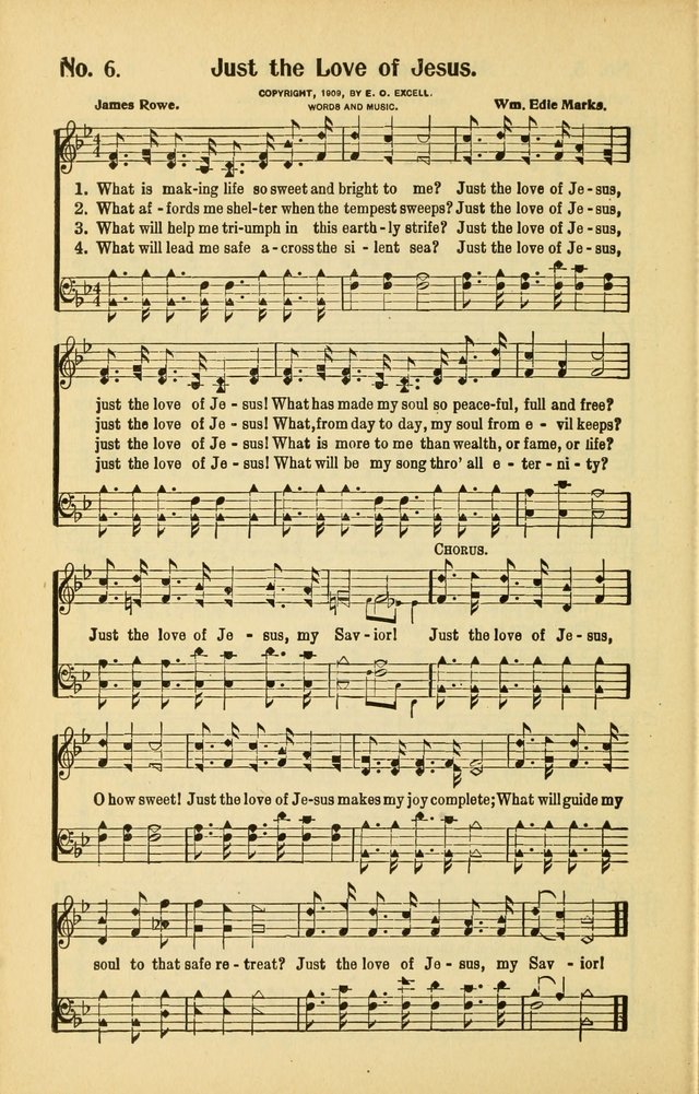 Diadems: a collection of religious songs, new and old, for the church and Sunday school page 6