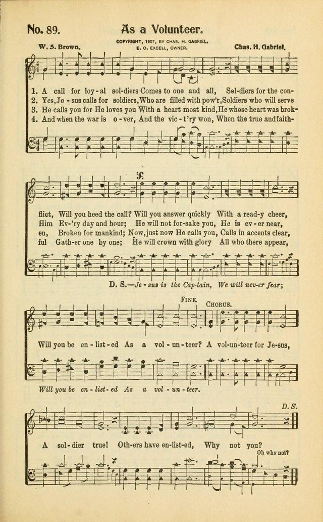 Diadems: a collection of religious songs, new and old, for the church and Sunday school page 89