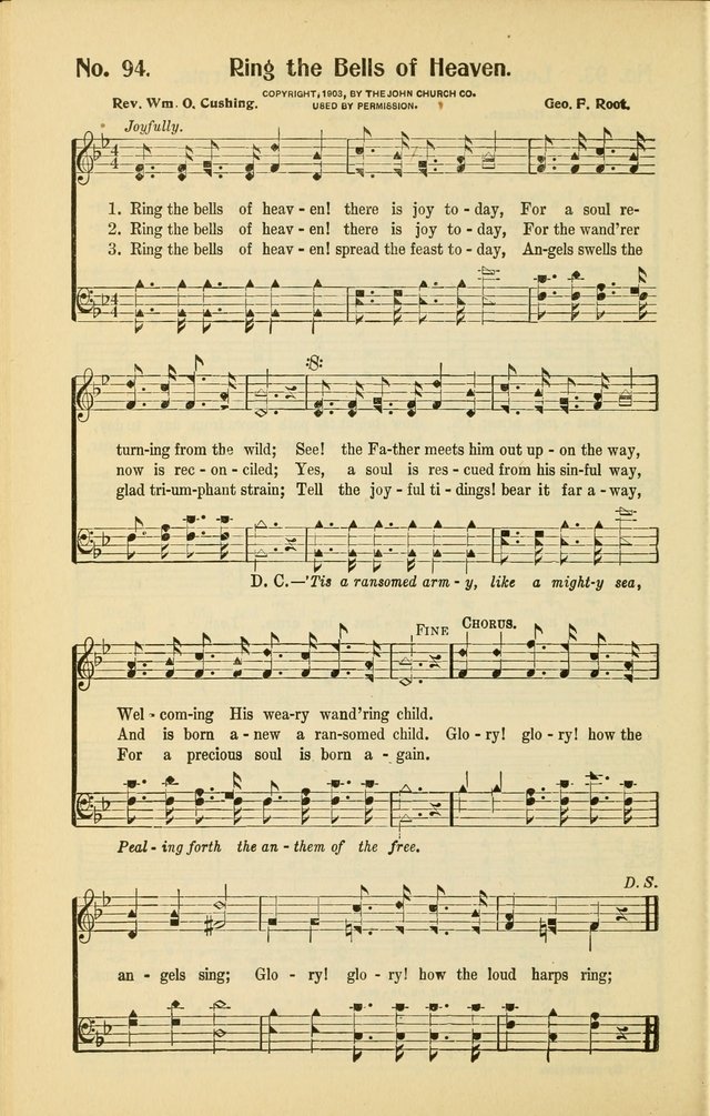 Diadems: a collection of religious songs, new and old, for the church and Sunday school page 94
