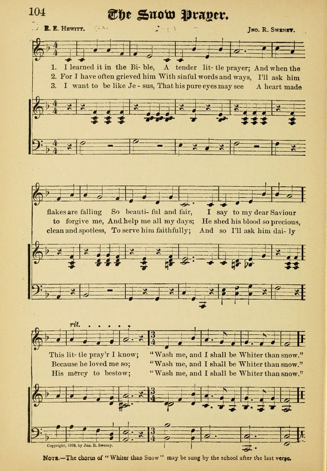 Dew Drops: comprising new songs, hymns, etc. for young singers page 102
