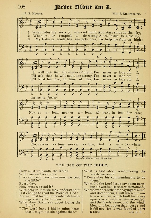 Dew Drops: comprising new songs, hymns, etc. for young singers page 106