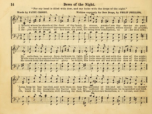 Dew Drops of Sacred Song: gathered for the use of Sabbath schools page 12