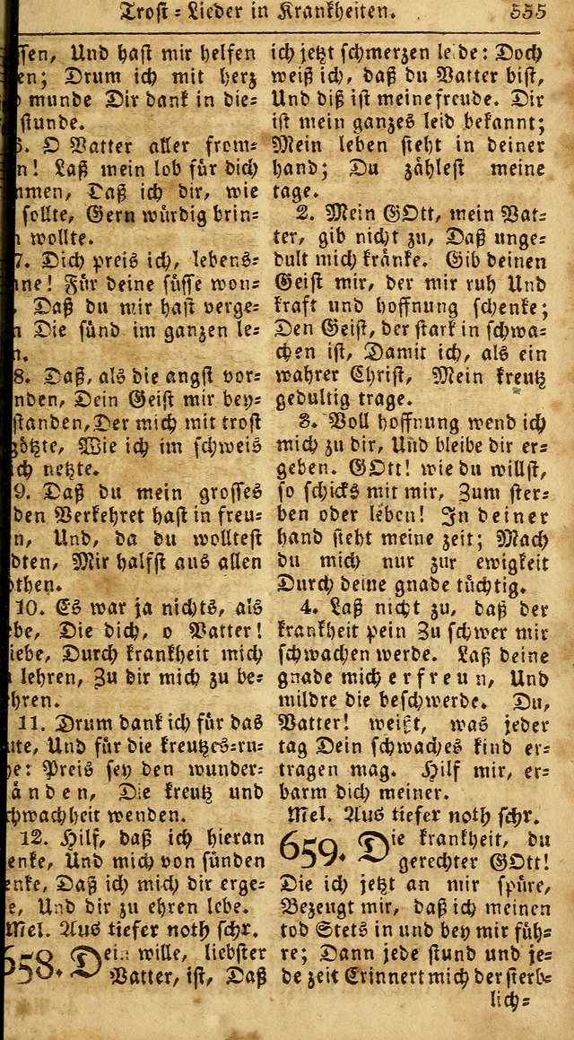 Das neue und verbesserte Gesangbuch, worinnen die Psalmen Davids samt iner Sammlung alter und neuer Geistreicher Lieder, sowohl für privat und Hausandachten, als auch für den öffentlichen..(5th Aufl.) page 711