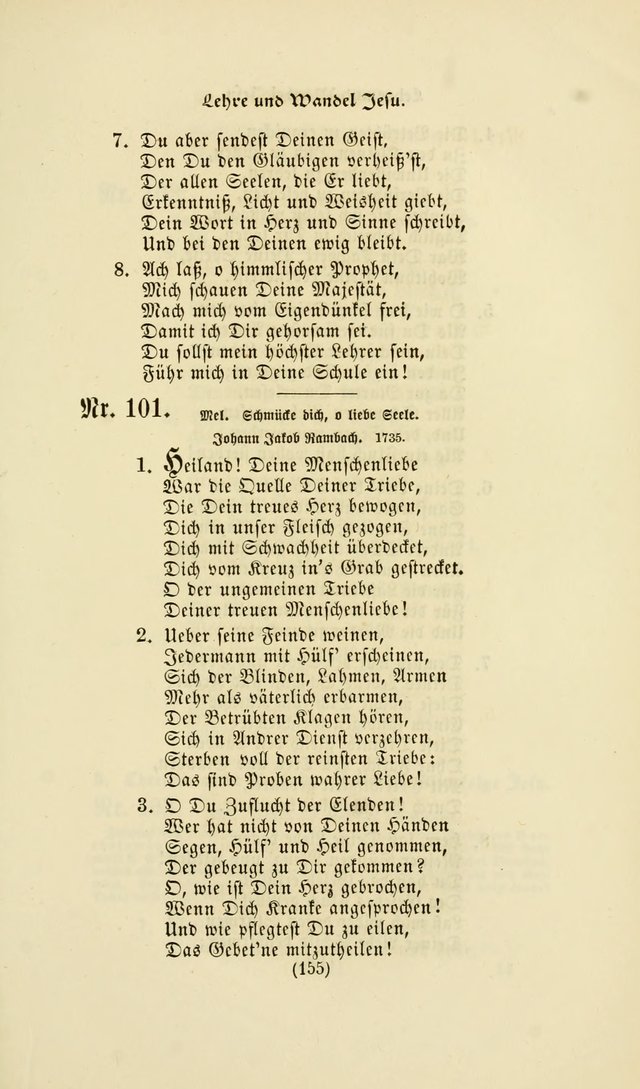 Deutsches Gesang- und Choralbuch: eine Auswahl geistlicher Lieder ... Neue, verbesserte und verhmehrte Aufl. page 152