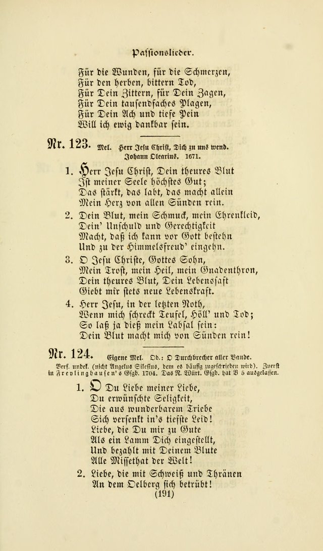 Deutsches Gesang- und Choralbuch: eine Auswahl geistlicher Lieder ... Neue, verbesserte und verhmehrte Aufl. page 188