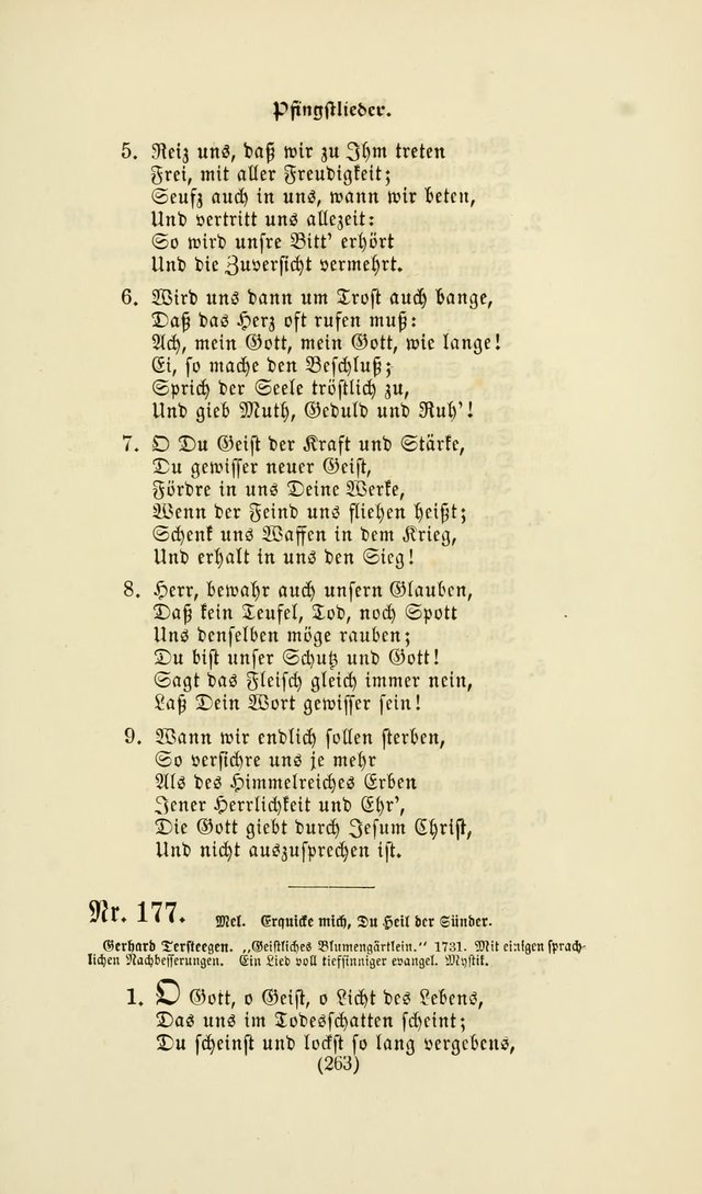 Deutsches Gesang- und Choralbuch: eine Auswahl geistlicher Lieder ... Neue, verbesserte und verhmehrte Aufl. page 260