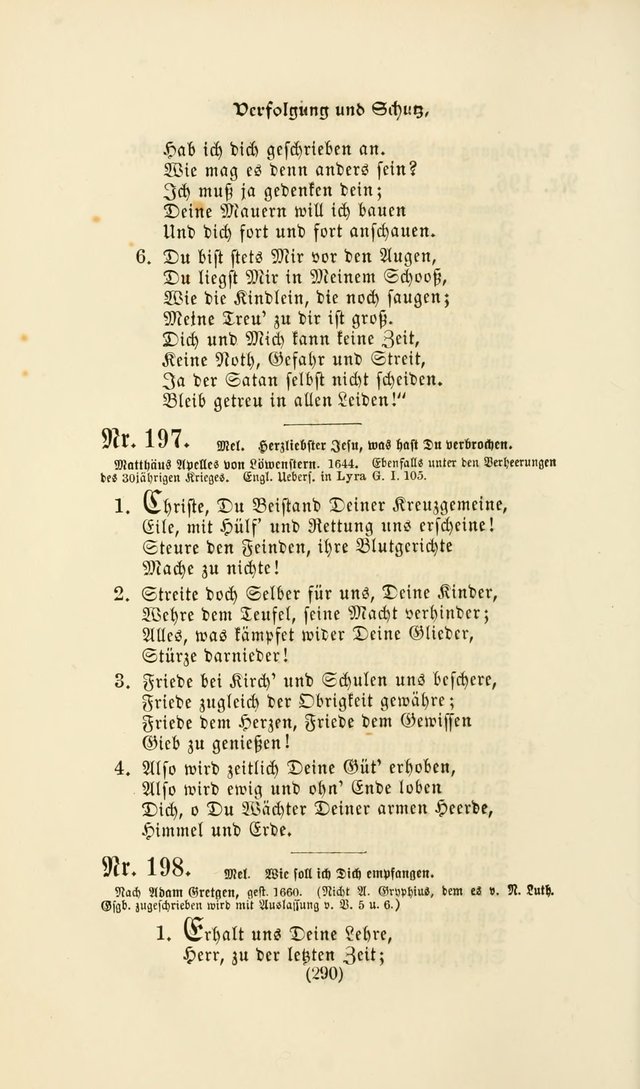 Deutsches Gesang- und Choralbuch: eine Auswahl geistlicher Lieder ... Neue, verbesserte und verhmehrte Aufl. page 287