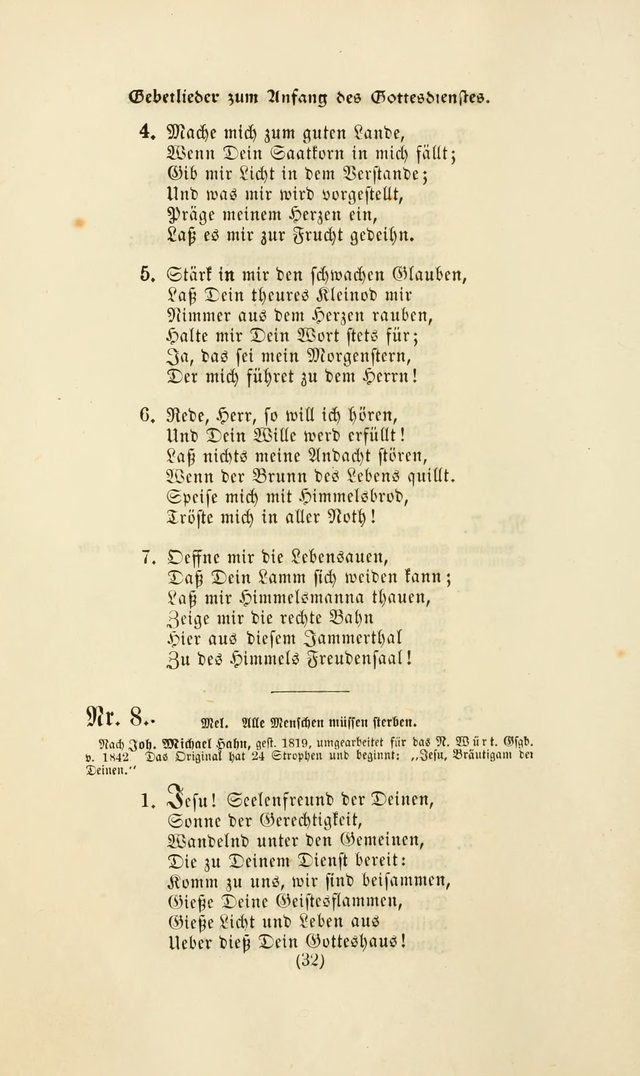 Deutsches Gesang- und Choralbuch: eine Auswahl geistlicher Lieder ... Neue, verbesserte und verhmehrte Aufl. page 29