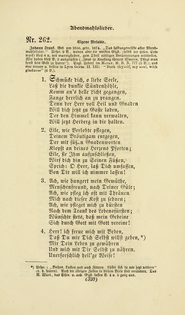 Deutsches Gesang- und Choralbuch: eine Auswahl geistlicher Lieder ... Neue, verbesserte und verhmehrte Aufl. page 356
