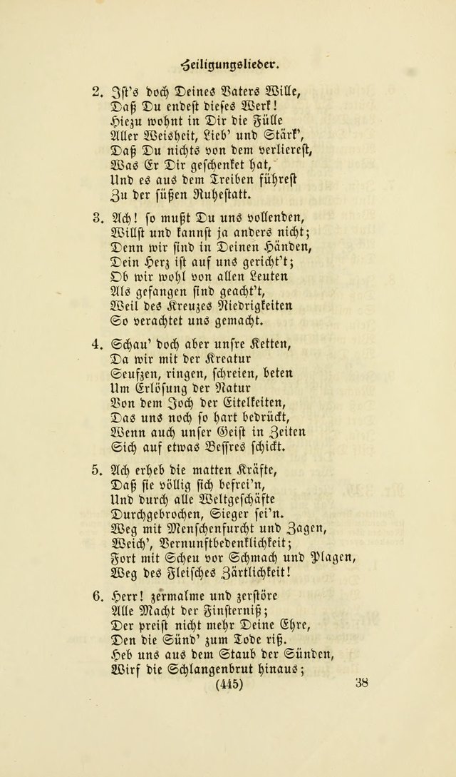Deutsches Gesang- und Choralbuch: eine Auswahl geistlicher Lieder ... Neue, verbesserte und verhmehrte Aufl. page 442