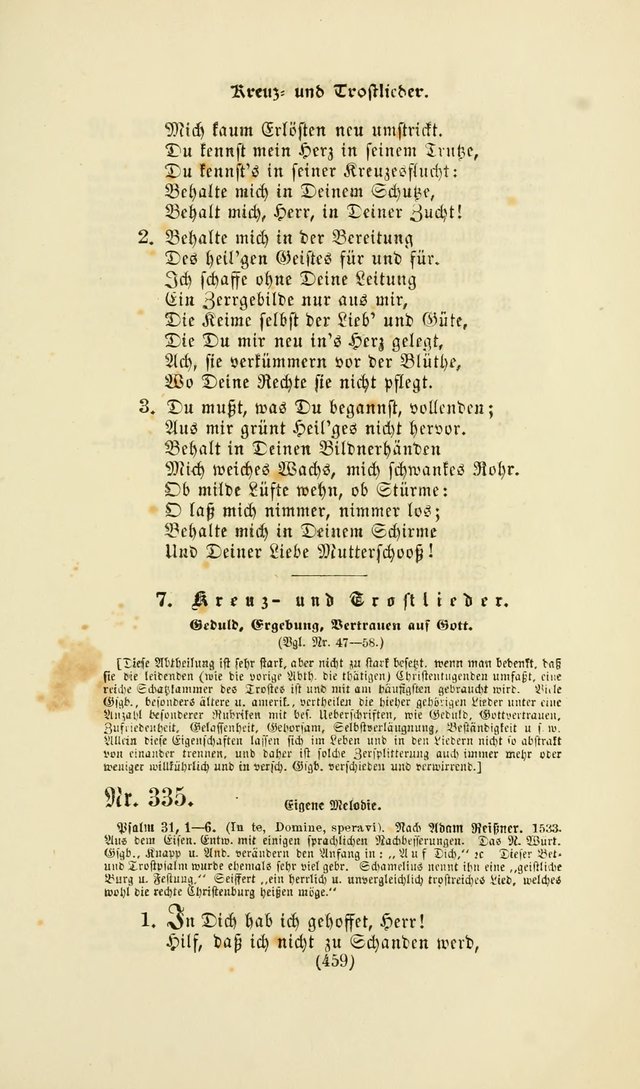 Deutsches Gesang- und Choralbuch: eine Auswahl geistlicher Lieder ... Neue, verbesserte und verhmehrte Aufl. page 456