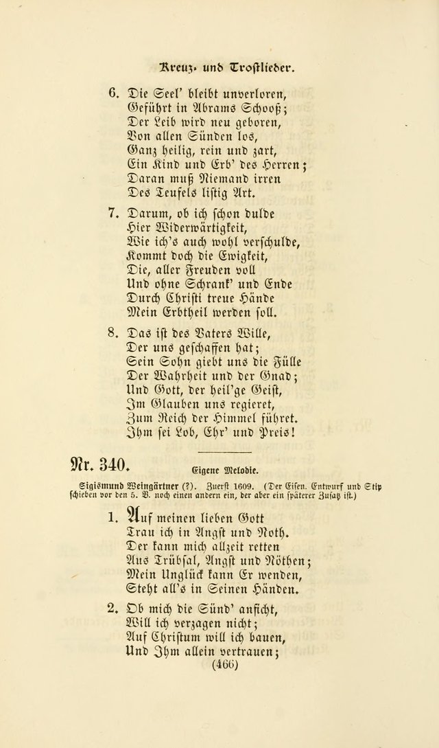 Deutsches Gesang- und Choralbuch: eine Auswahl geistlicher Lieder ... Neue, verbesserte und verhmehrte Aufl. page 463
