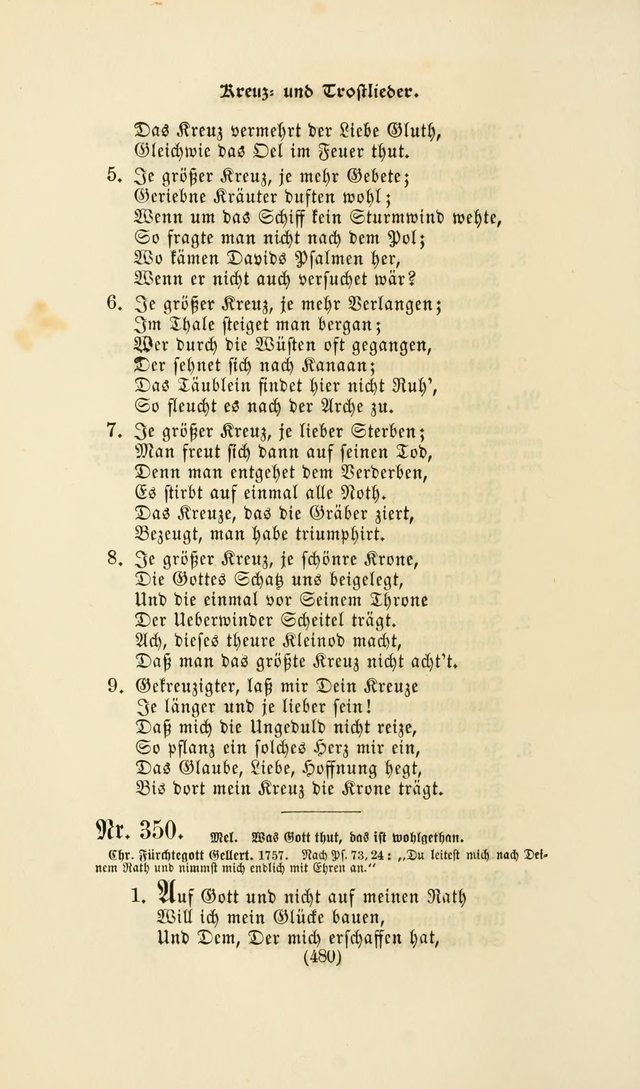 Deutsches Gesang- und Choralbuch: eine Auswahl geistlicher Lieder ... Neue, verbesserte und verhmehrte Aufl. page 477