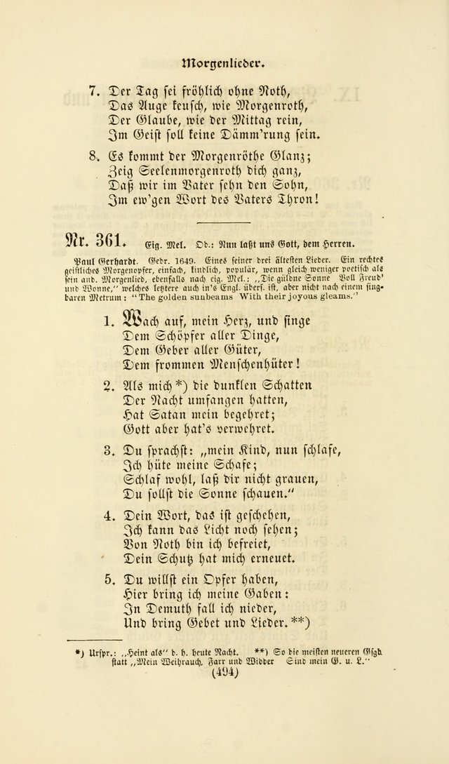 Deutsches Gesang- und Choralbuch: eine Auswahl geistlicher Lieder ... Neue, verbesserte und verhmehrte Aufl. page 491