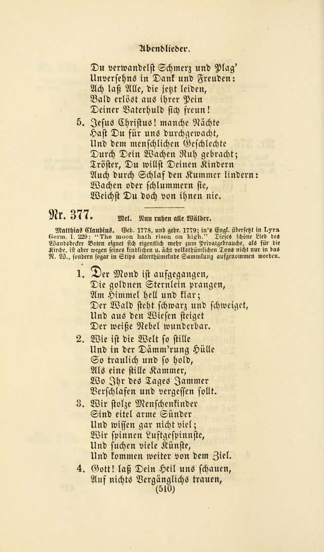 Deutsches Gesang- und Choralbuch: eine Auswahl geistlicher Lieder ... Neue, verbesserte und verhmehrte Aufl. page 507