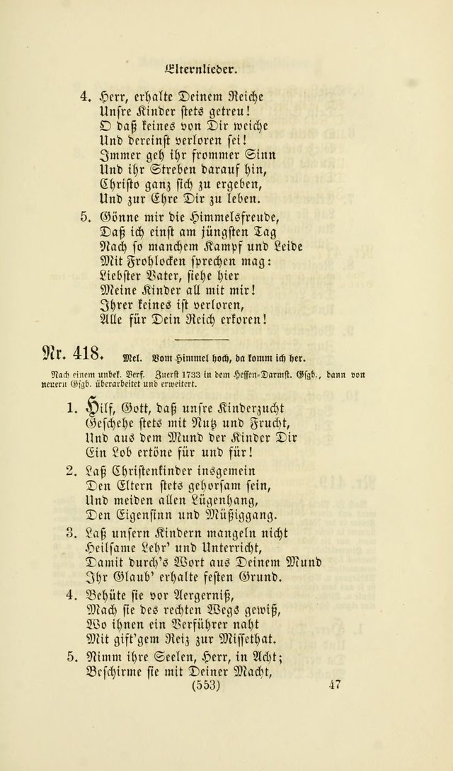 Deutsches Gesang- und Choralbuch: eine Auswahl geistlicher Lieder ... Neue, verbesserte und verhmehrte Aufl. page 550