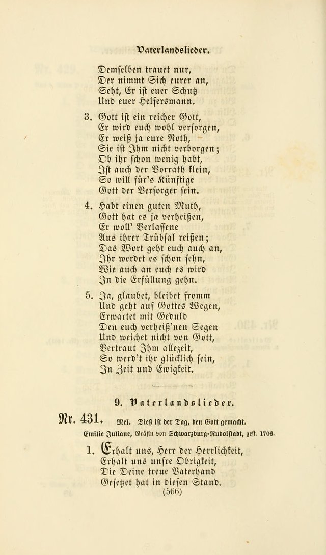 Deutsches Gesang- und Choralbuch: eine Auswahl geistlicher Lieder ... Neue, verbesserte und verhmehrte Aufl. page 563