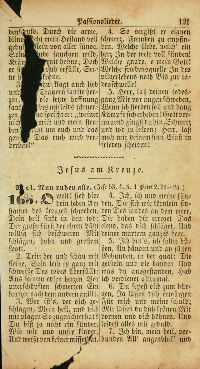 Deutsches Gesangbuch für die Evangelisch-Luterische Kirche in den Vereinigten Staaten: herausgegeben mit kirchlicher Genehmigung  page 121