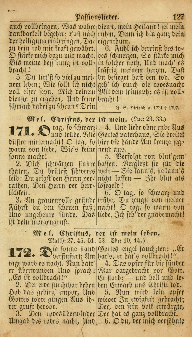 Deutsches Gesangbuch für die Evangelisch-Luterische Kirche in den Vereinigten Staaten: herausgegeben mit kirchlicher Genehmigung  page 127