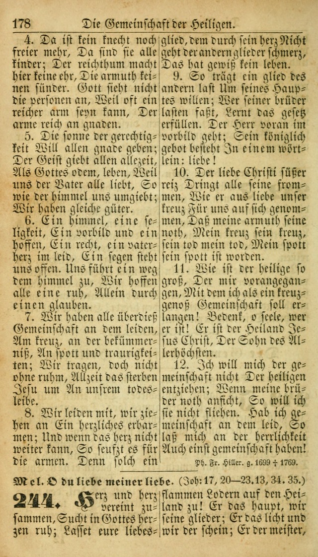 Deutsches Gesangbuch für die Evangelisch-Luterische Kirche in den Vereinigten Staaten: herausgegeben mit kirchlicher Genehmigung  page 178