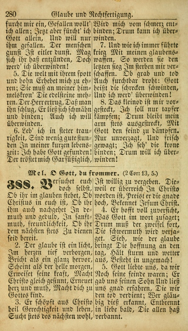 Deutsches Gesangbuch für die Evangelisch-Luterische Kirche in den Vereinigten Staaten: herausgegeben mit kirchlicher Genehmigung  page 280